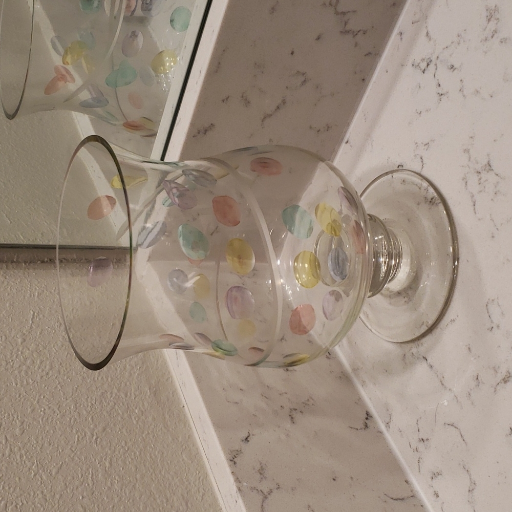 Partylite Jardine Hurricane candle holder